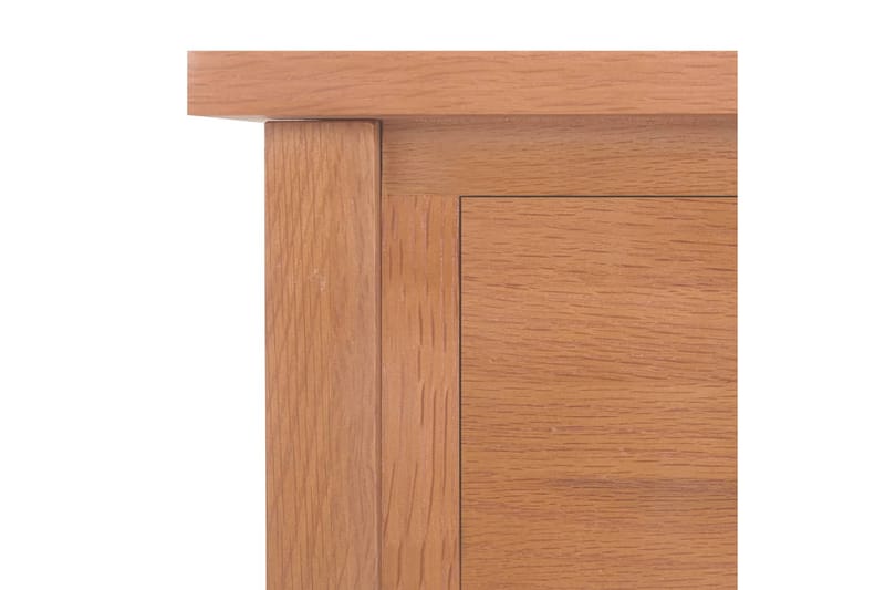 Magasinbord med skuff 35x27x55 cm heltre eik - Møbler - Bord - Avlastningsbord - Brettbord og småbord
