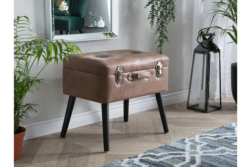 Mallard Avlastningsbord 52 cm - Brun - Møbler - Bord - Avlastningsbord - Brettbord og småbord