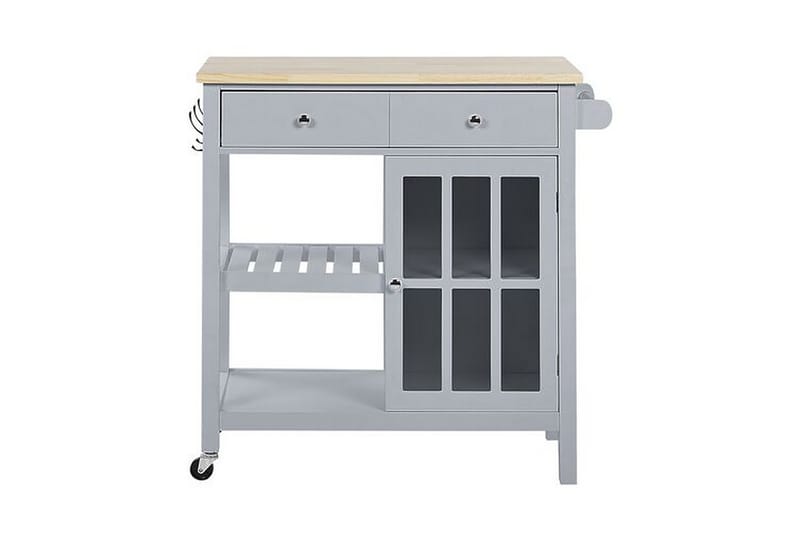 Manesseno Serveringsvogn 80 cm - Grå - Møbler - Bord - Avlastningsbord - Brettbord og småbord