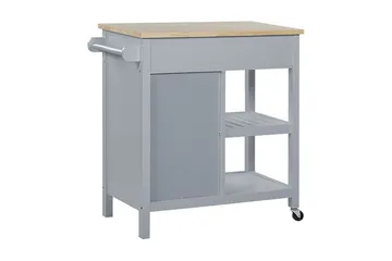 Manesseno Serveringsvogn 80 cm - Grå - Møbler - Bord - Avlastningsbord - Brettbord og småbord