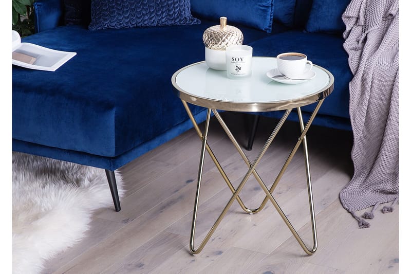 Meerah Sidebord - Hvit - Møbler - Bord - Avlastningsbord - Brettbord og småbord