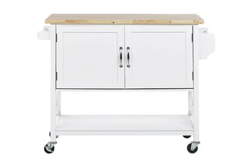 Melesse Serveringsvogn 102 cm - Hvit - Møbler - Bord - Avlastningsbord - Brettbord og småbord