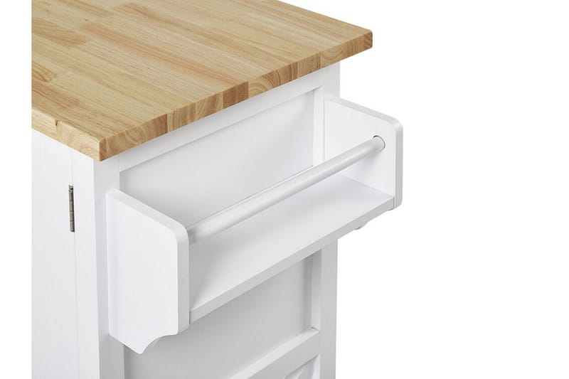 Melesse Serveringsvogn 102 cm - Hvit - Møbler - Bord - Avlastningsbord - Brettbord og småbord
