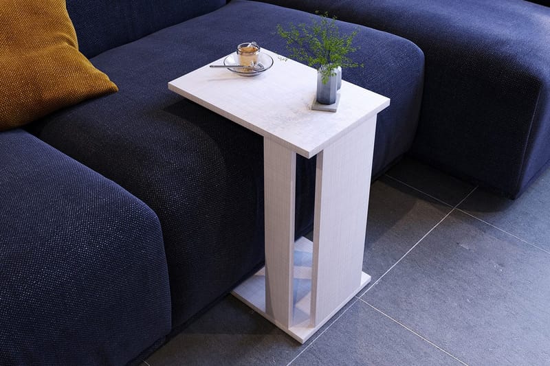 Mellberg Sidebord - Hvit - Møbler - Bord - Avlastningsbord - Brettbord og småbord