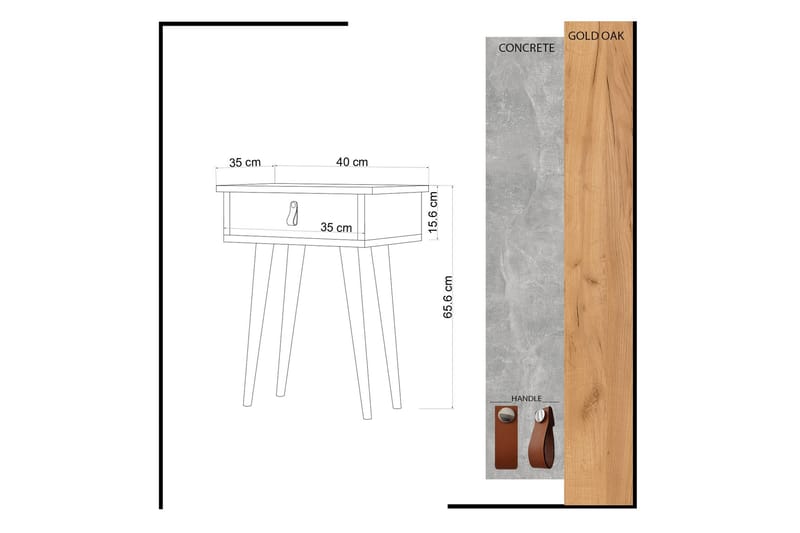 Mod Design Sidebord - Møbler - Bord - Avlastningsbord - Brettbord og småbord