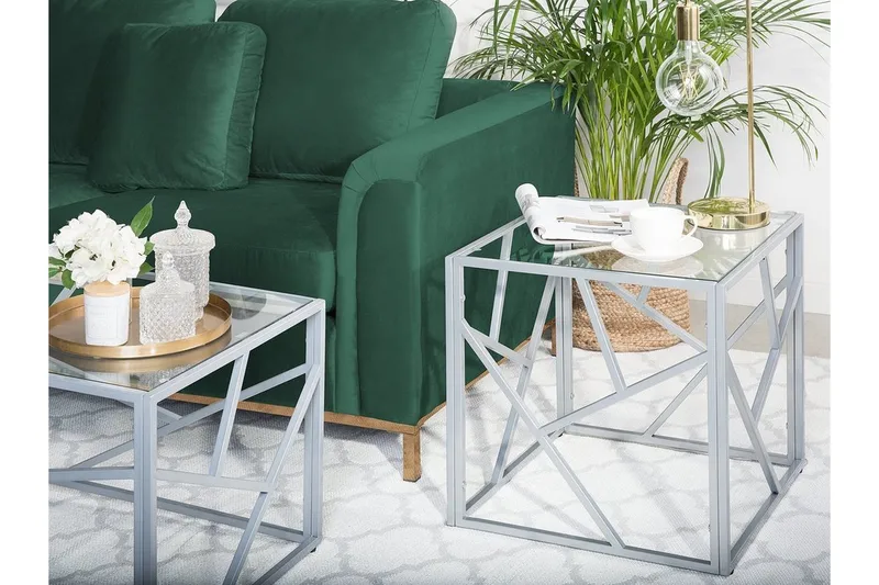 Orland Avlastningsbord 50 cm - Sølv - Møbler - Bord - Avlastningsbord - Brettbord og småbord