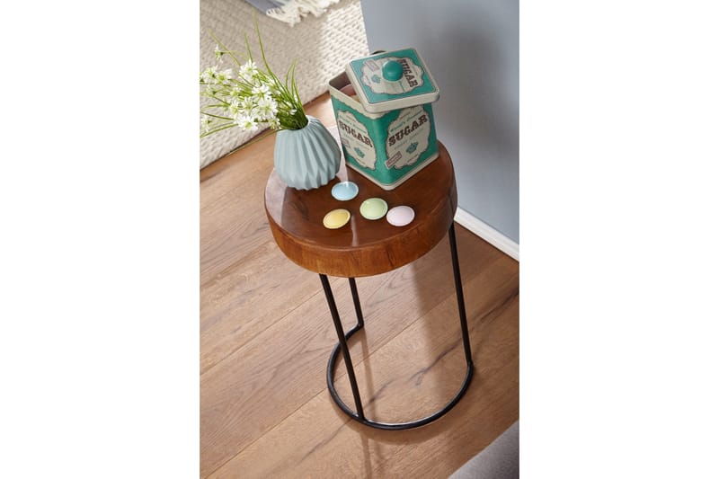 Provine Avlastningsbord 28 cm - Brun - Møbler - Bord - Avlastningsbord - Brettbord og småbord