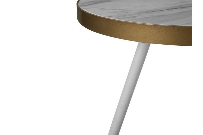 RAMONA Avlastningsbord 44 cm - Hvit - Møbler - Bord - Avlastningsbord - Brettbord og småbord