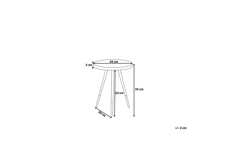 Ramona Avlastningsbord 44 cm - Tre / Natur - Møbler - Bord - Avlastningsbord - Brettbord og småbord
