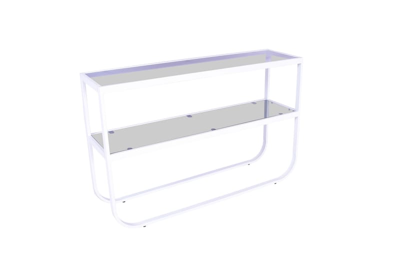 Rocker Sidebord - Hvit/Grå - Møbler - Bord - Avlastningsbord - Brettbord og småbord