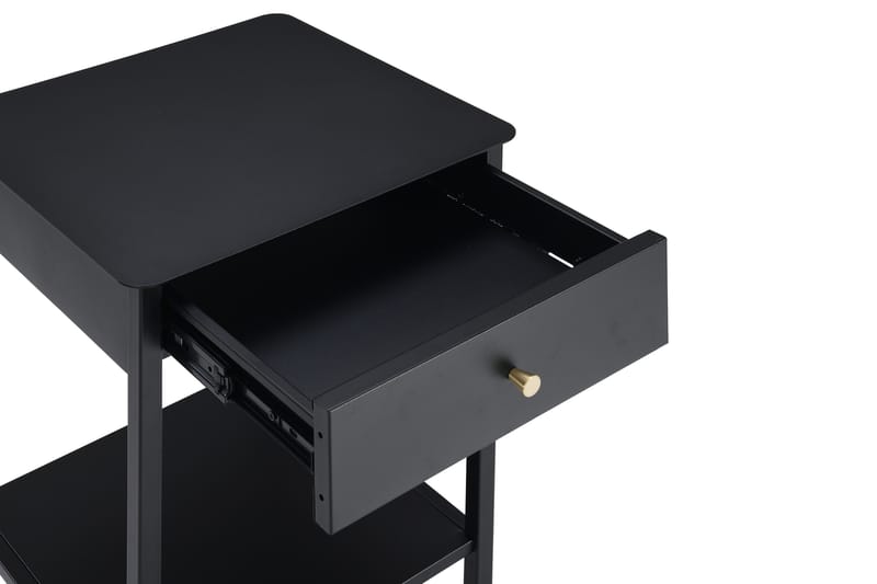Rockvae Avlastningsbord 40 cm - Svart - Brettbord og småbord