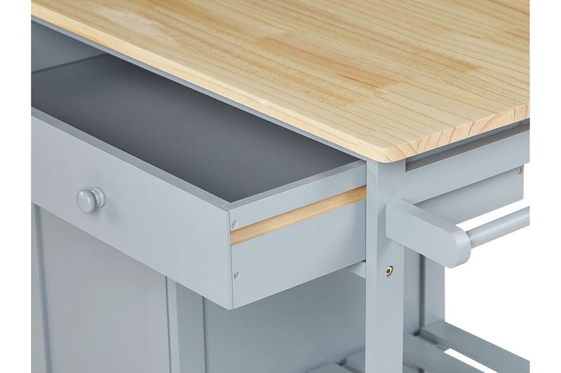 Sheres Serveringsbord 75 cm - Grå - Lampebord & sidebord - Brettbord og småbord
