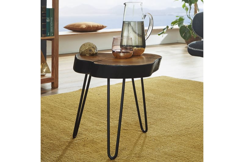 Sibbie Avlastningsbord 35 cm - Brun - Møbler - Bord - Avlastningsbord - Brettbord og småbord