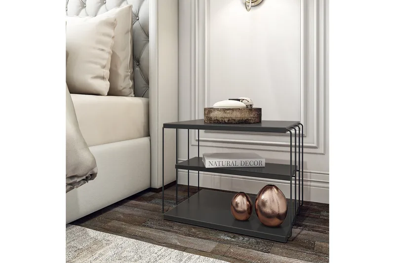 Side Table Antrasitt|Svart - Antrasitt / Svart - Møbler - Bord - Avlastningsbord - Brettbord og småbord