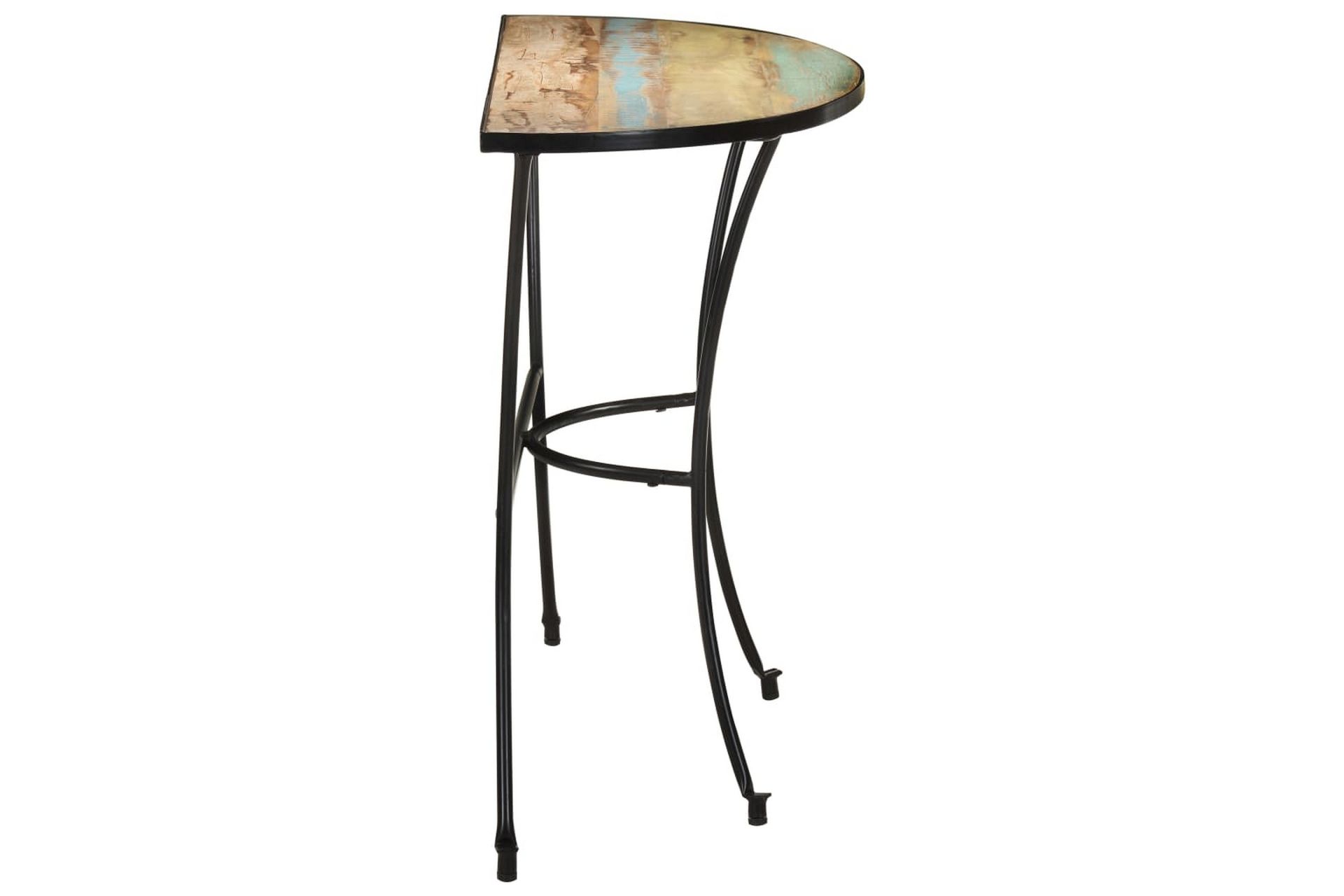 Sidebord 110x40x77 cm gjenvunnet heltre - Brun - Møbler - Bord - Avlastningsbord - Brettbord og småbord