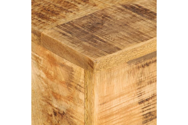 Sidebord 2 stk heltre mango - Brun - Møbler - Bord - Avlastningsbord - Brettbord og småbord