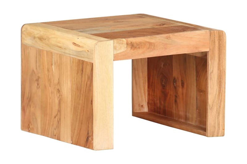 Sidebord 43x40x30 cm heltre akasie - Brun - Møbler - Bord - Avlastningsbord - Brettbord og småbord