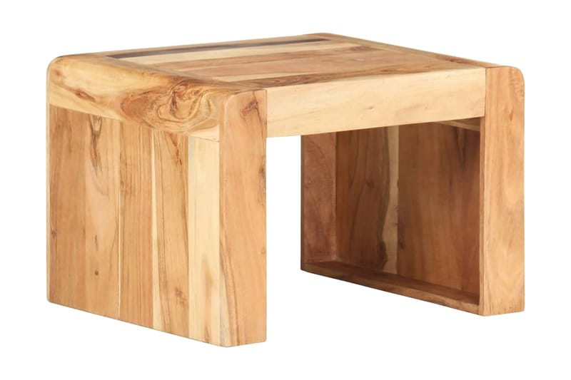 Sidebord 43x40x30 cm heltre akasie - Brun - Møbler - Bord - Avlastningsbord - Brettbord og småbord