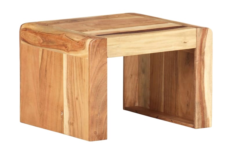 Sidebord 43x40x30 cm heltre akasie - Brun - Møbler - Bord - Avlastningsbord - Brettbord og småbord