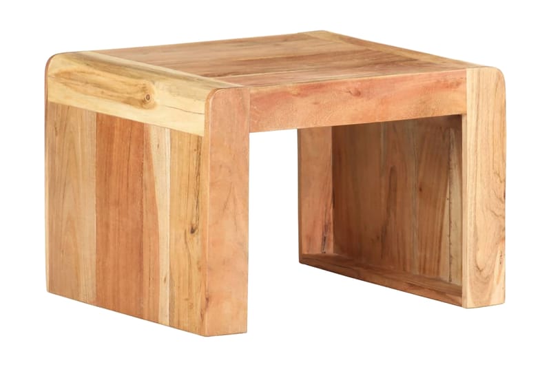 Sidebord 43x40x30 cm heltre akasie - Brun - Møbler - Bord - Avlastningsbord - Brettbord og småbord