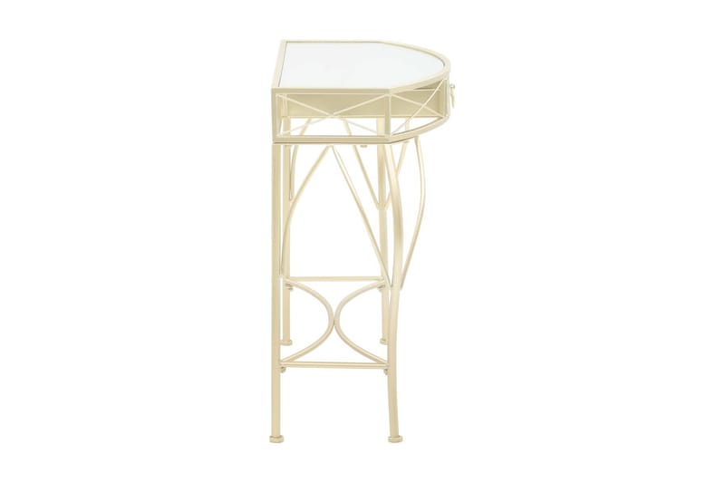 Sidebord fransk stil metall 82x39x76 cm gull - Gull - Møbler - Bord - Avlastningsbord - Brettbord og småbord