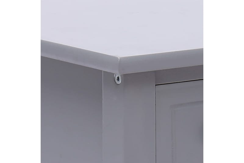 Sidebord grå 40x40x40 cm keisertre - Grå - Møbler - Bord - Avlastningsbord - Brettbord og småbord