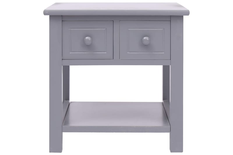 Sidebord grå 40x40x40 cm keisertre - Grå - Møbler - Bord - Avlastningsbord - Brettbord og småbord