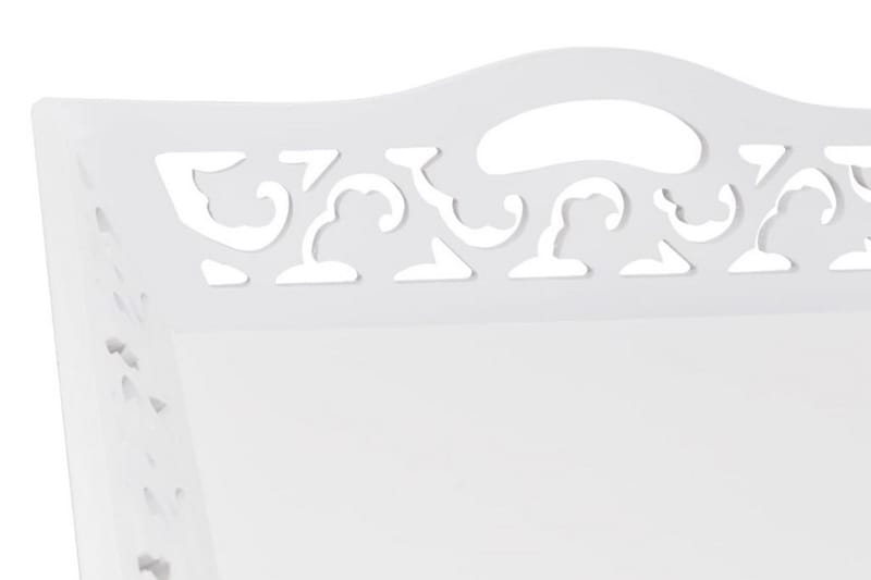 Sidebord med brett hvit - Hvit - Møbler - Bord - Avlastningsbord - Brettbord og småbord