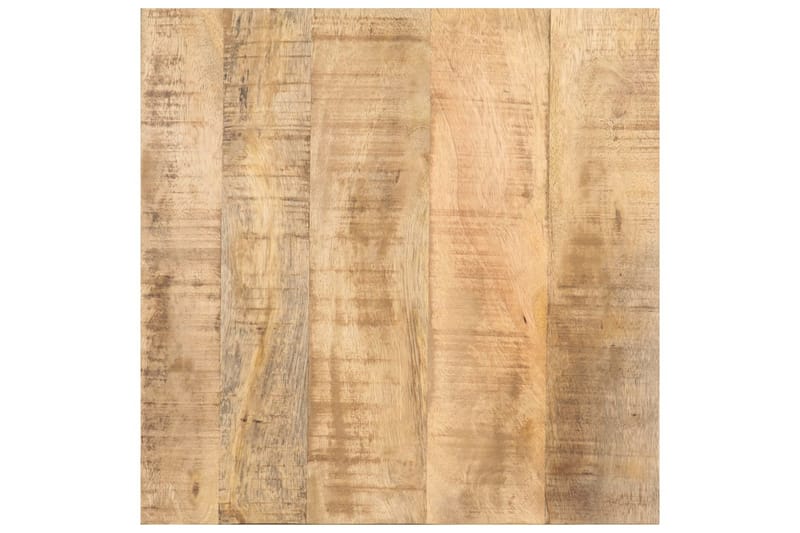 Sidebord med hjul 40x40x42 cm grovt mangotre - Brun - Møbler - Bord - Avlastningsbord - Brettbord og småbord