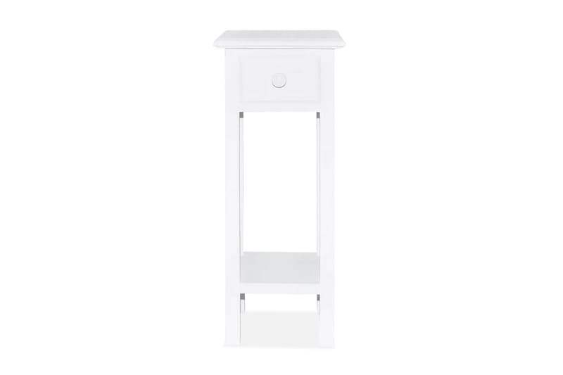 Sidebord med skuff hvit - Hvit - Møbler - Bord - Avlastningsbord - Brettbord og småbord