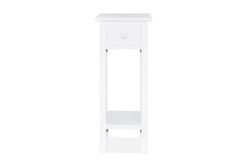 Sidebord med skuff hvit - Hvit - Lampebord & sidebord - Brettbord og småbord