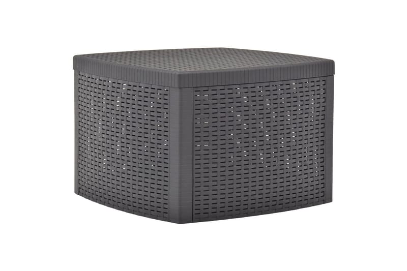 Sidebord mocca 54x54x36,5 cm plast - Møbler - Bord - Avlastningsbord - Brettbord og småbord