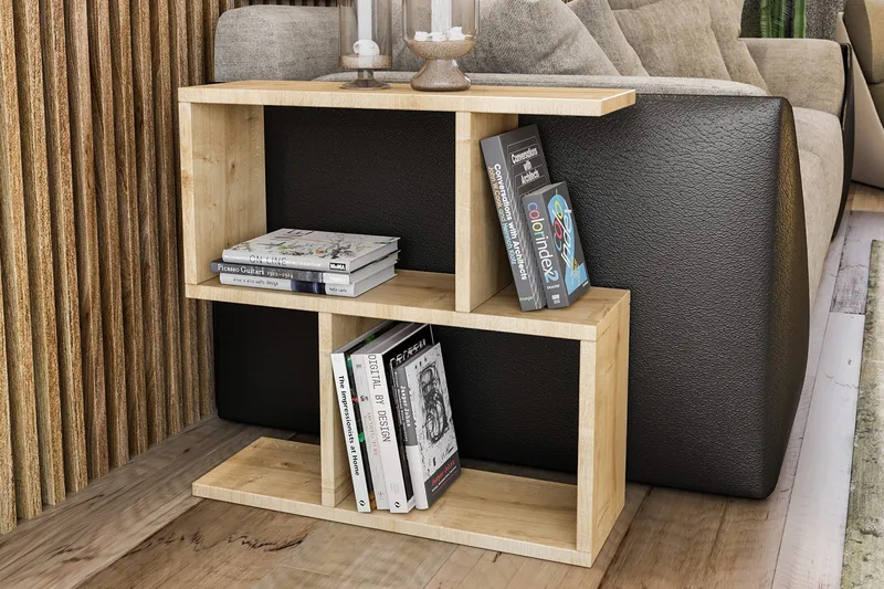 Sidebord og lampebord Myrvallen sidebord 60 cm Brun - Møbler - Bord - Avlastningsbord - Brettbord og småbord