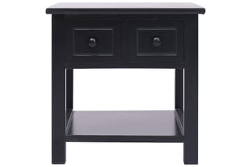 Sidebord svart 40x40x40 cm keisertre - Svart - Møbler - Bord - Avlastningsbord - Brettbord og småbord