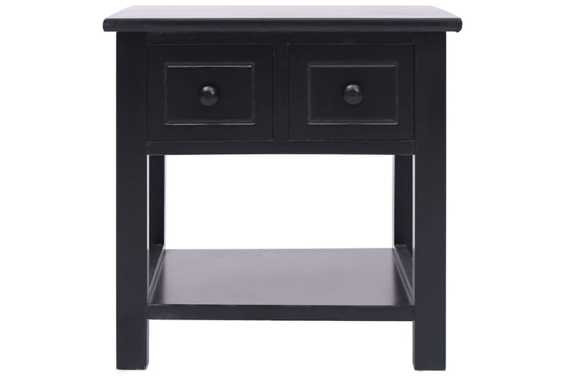 Sidebord svart 40x40x40 cm keisertre - Svart - Møbler - Bord - Avlastningsbord - Brettbord og småbord
