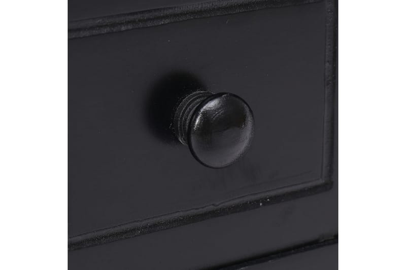 Sidebord svart 40x40x40 cm keisertre - Svart - Møbler - Bord - Avlastningsbord - Brettbord og småbord