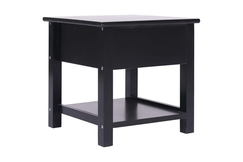 Sidebord svart 40x40x40 cm keisertre - Svart - Møbler - Bord - Avlastningsbord - Brettbord og småbord