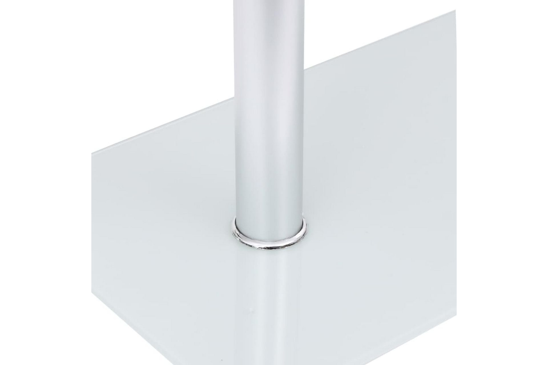 Sidebord u-formet gjennomsiktig 45x30x58 cm herdet glass - Gjennomsiktig - Møbler - Bord - Avlastningsbord - Brettbord og småbord