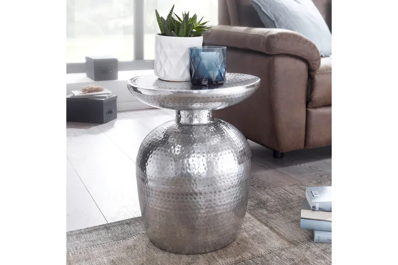 Sidobord & lampbord Wohnling Silver - Møbler - Bord - Avlastningsbord - Brettbord og småbord