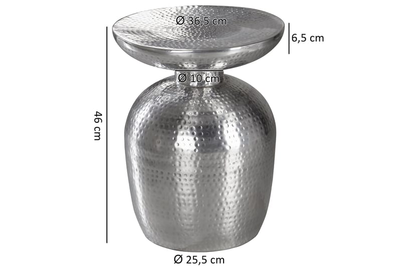 Sidobord & lampbord Wohnling Silver - Møbler - Bord - Avlastningsbord - Brettbord og småbord