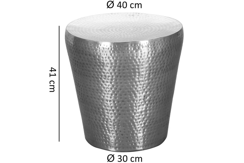 Sidobord & lampbord Wohnling Silver - Møbler - Bord - Avlastningsbord - Brettbord og småbord