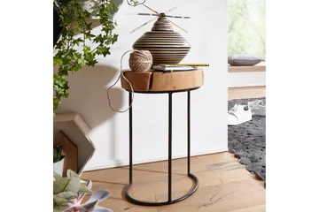 Sidobord & lampbord Wohnling Trä, Natur - Møbler - Bord - Avlastningsbord - Brettbord og småbord