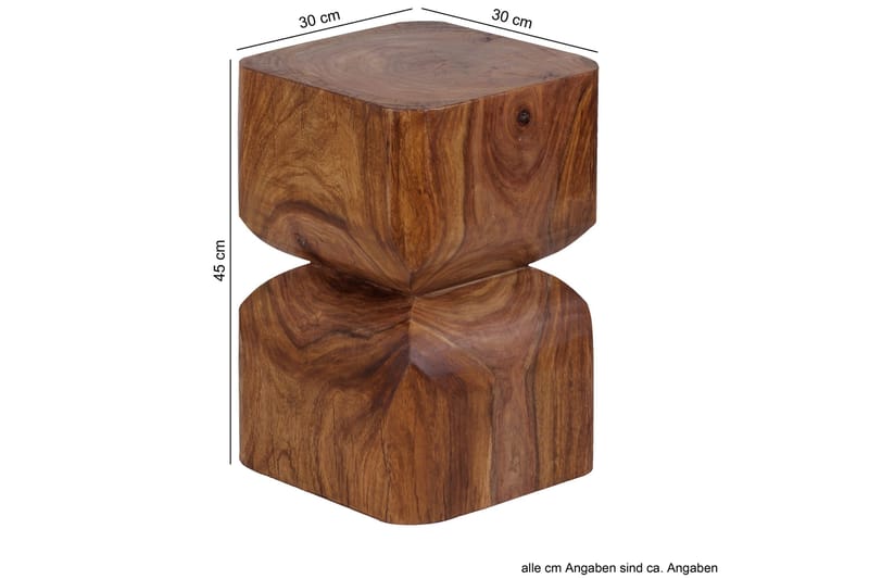 Sidobord & lampbord Wohnling Trä, Natur - Møbler - Bord - Avlastningsbord - Brettbord og småbord