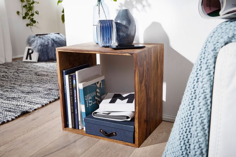 Sidobord & lampbord Wohnling Trä, Natur - Møbler - Bord - Avlastningsbord - Brettbord og småbord