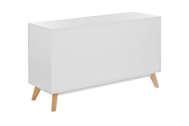 Skjenk Hvit/ lyst tre FILI - Tre / Natur - Møbler - Bord - Avlastningsbord - Brettbord og småbord