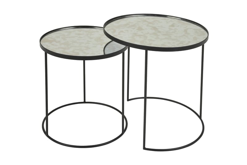 Sordale Settbord 48,5 cm - Svart - Lampebord & sidebord - Brettbord og småbord