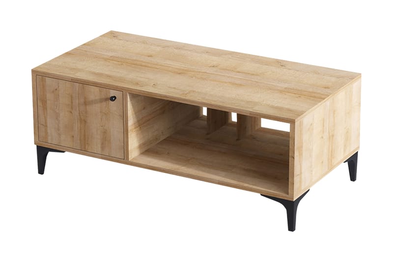 Stort murbord 100 cm - Natur / Svart - Møbler - Bord - Avlastningsbord - Brettbord og småbord