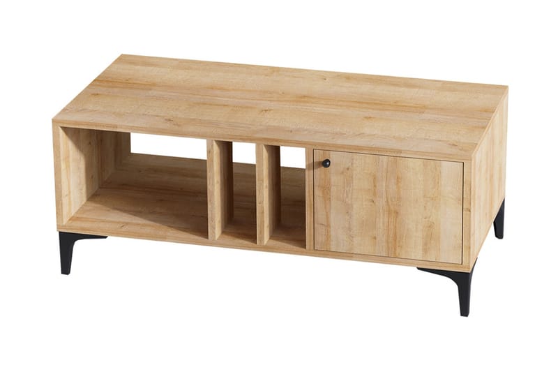 Stort murbord 100 cm - Natur / Svart - Møbler - Bord - Avlastningsbord - Brettbord og småbord