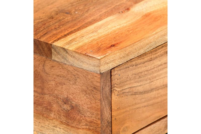 U-formet sidebord 45x30x61 cm heltre akasie - Brun - Møbler - Bord - Avlastningsbord - Brettbord og småbord