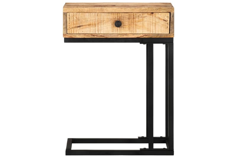 U-formet sidebord 45x30x61 cm heltre mango - Brun - Møbler - Bord - Avlastningsbord - Brettbord og småbord